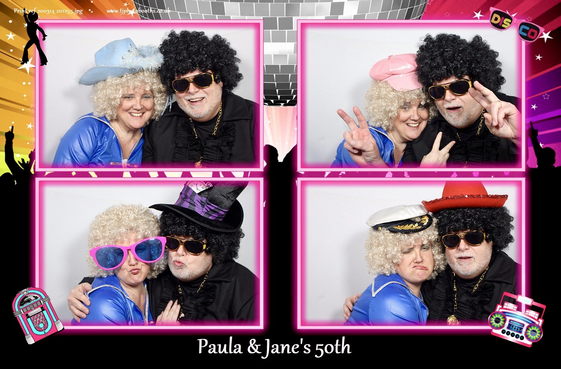 Paula & Jane's 50th | View more photos from the event at gallery.tjphotobooths.co.uk/u/TJPhotobooths/Paula-Janes-50th